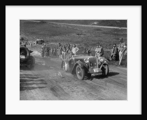 1933 Singer competing in a motoring trial, Bagshot Heath, Surrey, 1930s by Bill Brunell