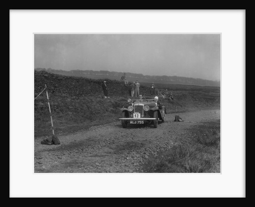 Hillman Aero Minx open 2-seater of LJO Bartlett competing in the Sunbac Inter-Club Team Trial, 1935 by Bill Brunell