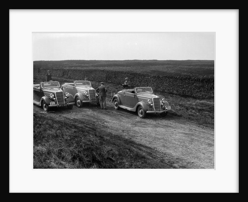 Three Ford V8s at the Sunbac Inter-Club Team Trial, 1935 by Bill Brunell
