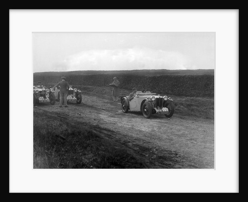 Cream Cracker Team MG PAs of Maurice Toulmin and Jack Bastock, Sunbac Inter-Club Team Trial, 1935 by Bill Brunell