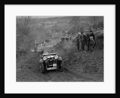 MG PA of JH Clent competing in the MG Car Club Midland Centre Trial, 1938 by Bill Brunell