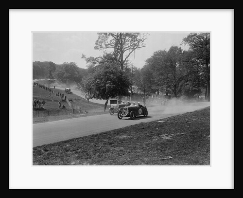 Two Wolseleys racing, Donington Park Race Meeting, Leicestershire, 1933 by Bill Brunell