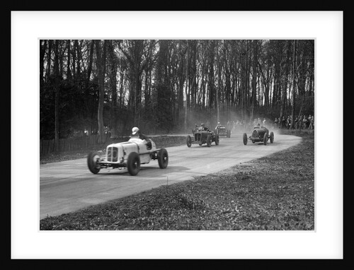ERA, Vale Special of Ian Connell, Bugatti and MG Q type, Donington Park, Leicestershire, c1930s by Bill Brunell