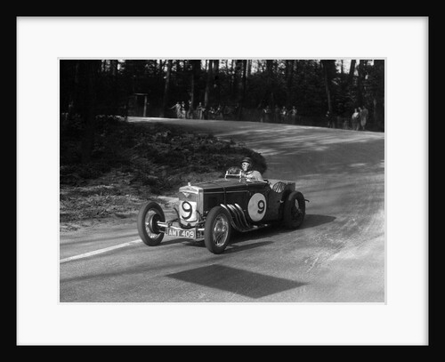 Frazer-Nash TT replica of G Casswell racing at Donington Park, Leicestershire, 1935 by Bill Brunell
