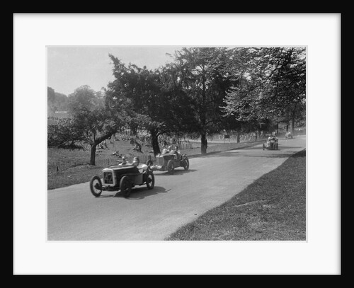 Austin Ulster leading a MG Magnette at Donington Park, Leicestershire, 1930s by Bill Brunell