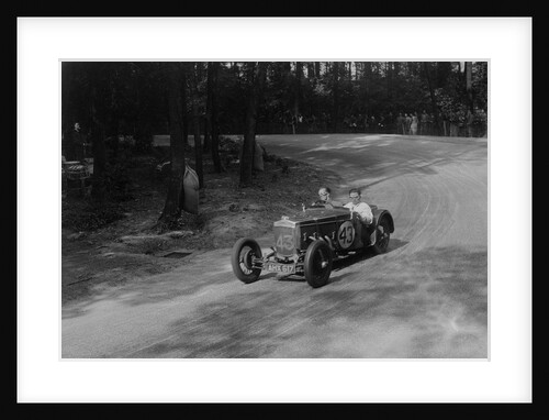 Frazer-Nash TT replica racing at Donington Park, Leicestershire, 1935 by Bill Brunell