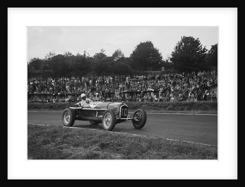 Alfa Romeo of Kenneth Evans racing at Crystal Palace, London, 1939 by Bill Brunell