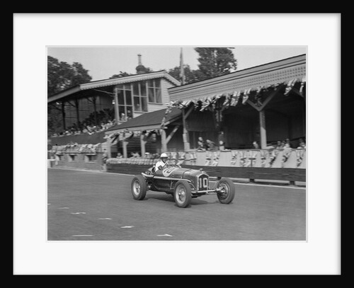 Alfa Romeo Monza of Kenneth Evans racing at Crystal Palace, London, 1939 by Bill Brunell
