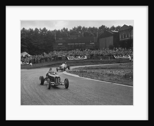 ERAs of Raymond Mays and Arthur Dobson racing at Crystal Palace, London, 1939 by Bill Brunell