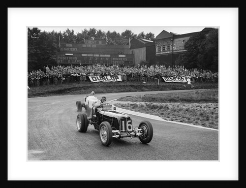 ERAs of Raymond Mays and Arthur Dobson racing at Crystal Palace, London, 1939 by Bill Brunell