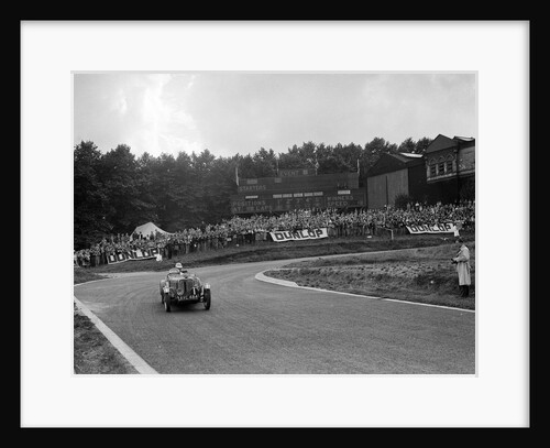 Singer Le Mans of Arthur W Jones racing at Crystal Palace, London, 1939 by Bill Brunell