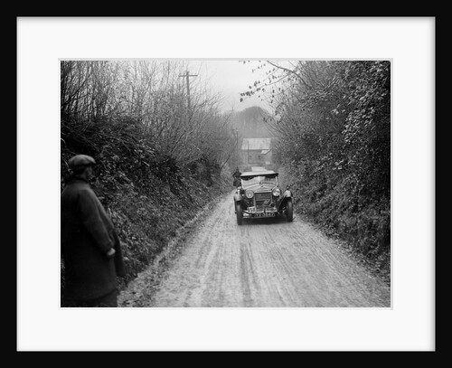 CL Clayton's Alfa Romeo competing in the MCC Exeter Trial, 1930 by Bill Brunell