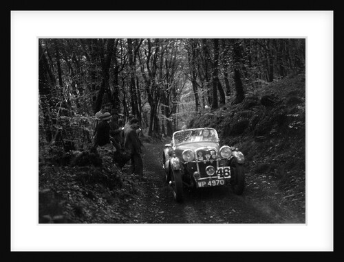 Singer Le Mans competing in the Mid Surrey AC Barnstaple Trial, 1934 by Bill Brunell
