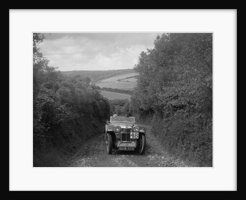 MG Magna competing in the Mid Surrey AC Barnstaple Trial, 1934 by Bill Brunell