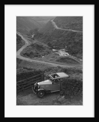 Kitty Brunell road testing a Standard Little Twelve saloon, c1932 by Bill Brunell