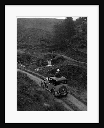Kitty Brunell road testing a Standard Little Twelve saloon, c1932 by Bill Brunell
