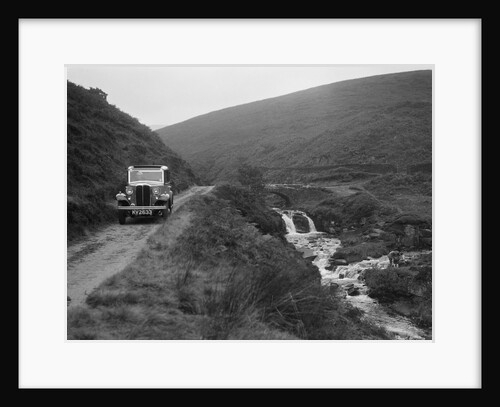 Kitty Brunell road testing a Standard Little Twelve saloon, c1932 by Bill Brunell