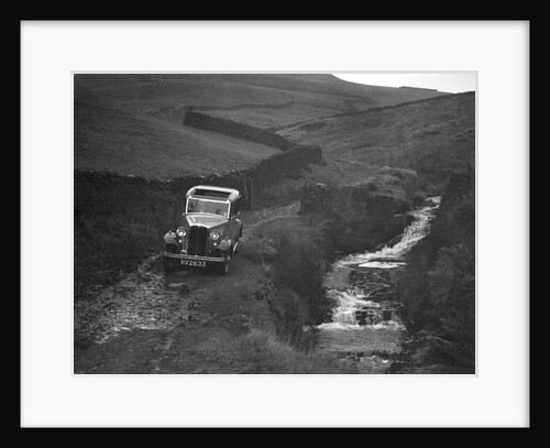 Kitty Brunell road testing a Standard Little Twelve saloon, c1932 by Bill Brunell