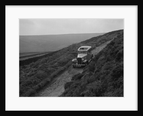 Kitty Brunell road testing a Standard Little Twelve saloon, c1932 by Bill Brunell