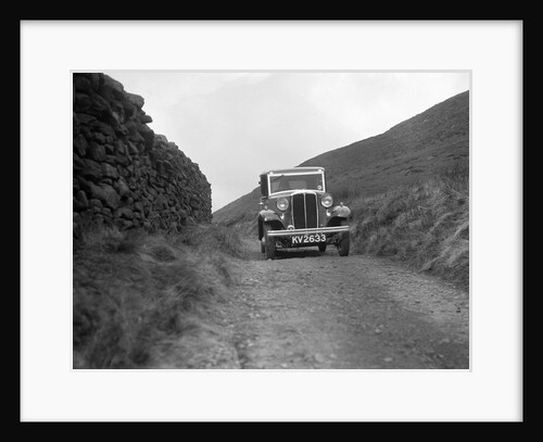 Kitty Brunell road testing a Standard Little Twelve saloon, c1932 by Bill Brunell