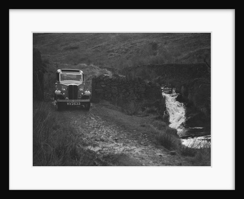 Kitty Brunell road testing a Standard Little Twelve saloon, c1932 by Bill Brunell