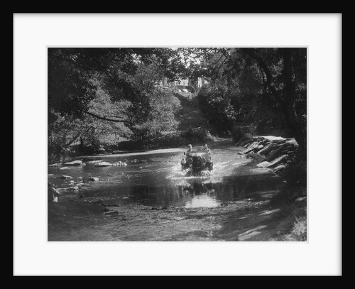 Lea-Francis competing in the Mid Surrey AC Barnstaple Trial, Tarr Steps, Exmoor, 1934 by Bill Brunell