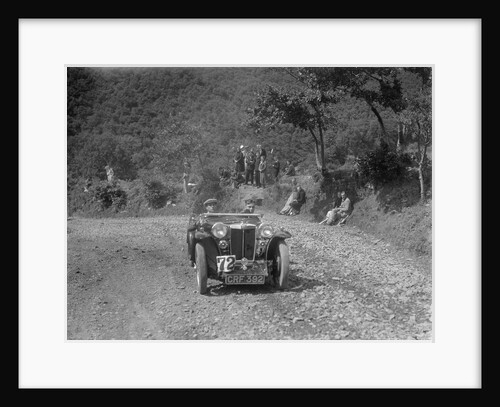 MG PA competing in the Mid Surrey AC Barnstaple Trial, Beggars Roost, Devon, 1934 by Bill Brunell
