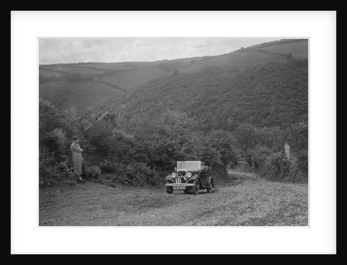 Austin 10 competing in the Mid Surrey AC Barnstaple Trial, Beggars Roost, Devon, 1934 by Bill Brunell