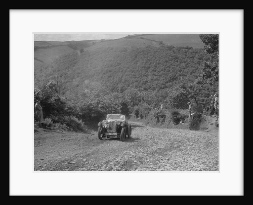 Austin 65 competing in the Mid Surrey AC Barnstaple Trial, Beggars Roost, Devon, 1934 by Bill Brunell