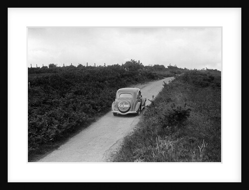 Ford V8 of Viscount Chetwynd competing in the MCC Torquay Rally, 1938 by Bill Brunell