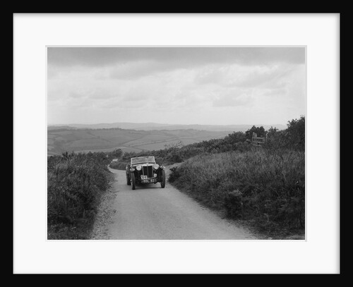 MG TA of RA MacDermid competing in the MCC Torquay Rally, 1938 by Bill Brunell