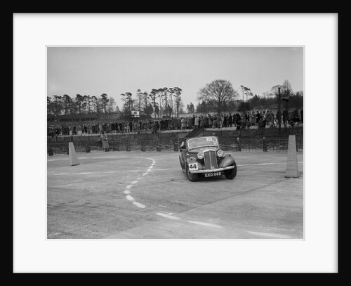 Talbot saloon competing in the JCC Rally, Brooklands, Surrey, 1939 by Bill Brunell