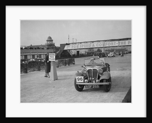 SS 2 competing in the JCC Rally, Brooklands, Surrey, 1939 by Bill Brunell