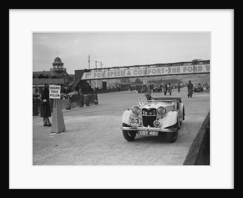 Riley Lynx Sprite competing in the JCC Rally, Brooklands, Surrey, 1939 by Bill Brunell