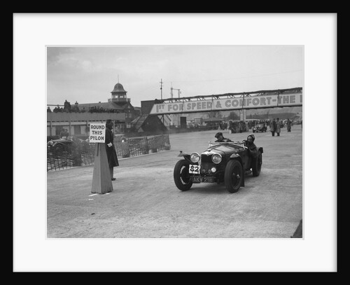Riley Sprite competing in the JCC Rally, Brooklands, Surrey, 1939 by Bill Brunell