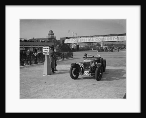 Frazer-Nash competing in the JCC Rally, Brooklands, Surrey, 1939 by Bill Brunell