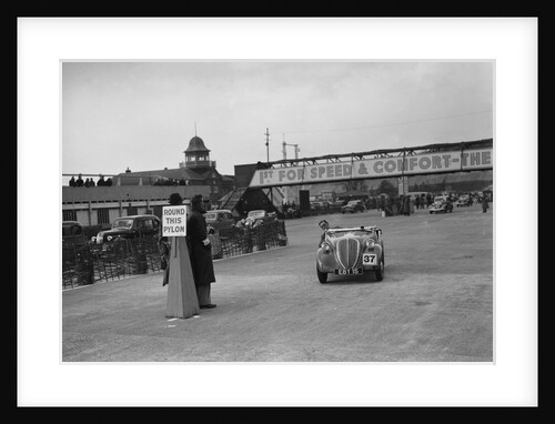 AC Westwood's Fiat Smith Special competing in the JCC Rally, Brooklands, Surrey, 1939 by Bill Brunell