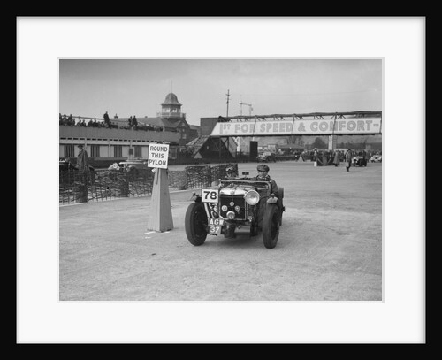 MG K3 competing in the JCC Rally, Brooklands, Surrey, 1939 by Bill Brunell