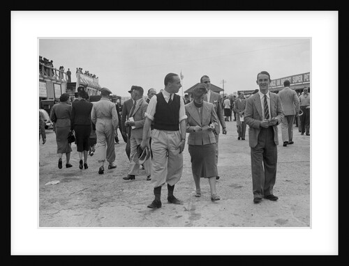 British racing driver Charles Mortimer at Brooklands, Surrey, 1939 by Bill Brunell