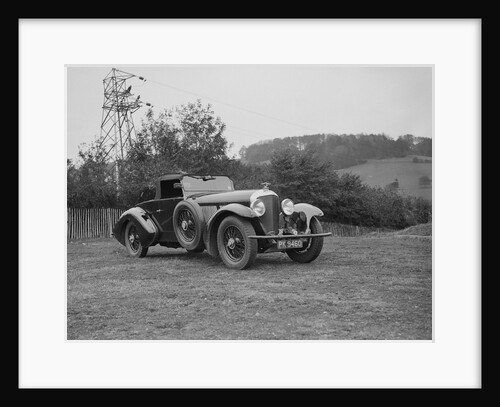 Charles Mortimer's Barker-bodied 2-seater Bentley, c1930s by Bill Brunell