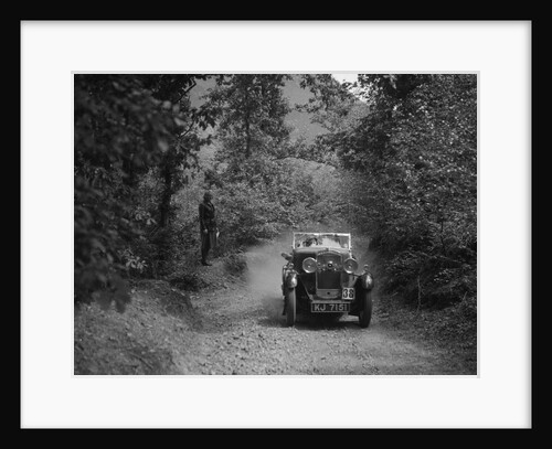 Triumph taking part in a motoring trial, c1930s by Bill Brunell