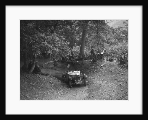 Riley taking part in a motoring trial, c1930s by Bill Brunell