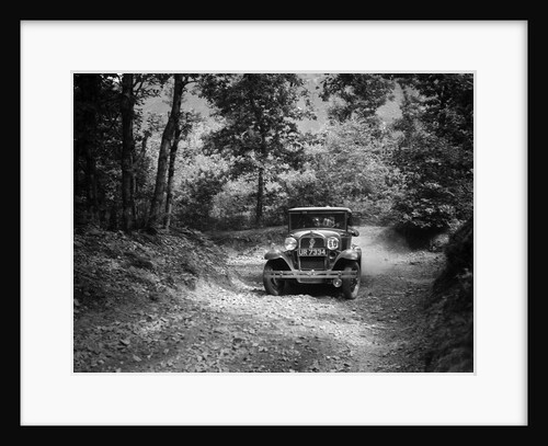 Ford Model A cabriolet competing in the Fingle Bridge Hillclimb, Devon, 1930s by Bill Brunell