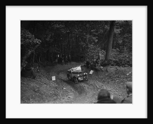 Triumph taking part in a motoring trial, c1930s by Bill Brunell