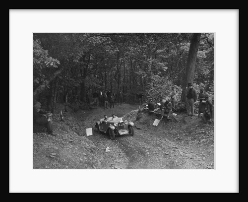 Riley Lynx taking part in a motoring trial, c1930s by Bill Brunell