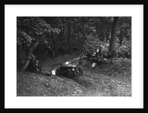 Amilcar taking part in a motoring trial, c1930s by Bill Brunell