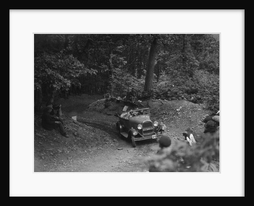 Ford Model A taking part in a motoring trial, c1930s by Bill Brunell