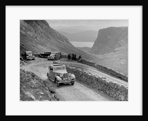 Rover 4-door saloon of IH Mackay competing in the RSAC Scottish Rally, 1936 by Bill Brunell