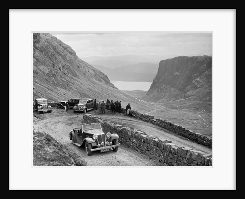SS Jaguar 1 competing in the RSAC Scottish Rally, 1936 by Bill Brunell
