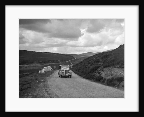 Standard saloon of NAW Brown competing in the RSAC Scottish Rally, 1936 by Bill Brunell